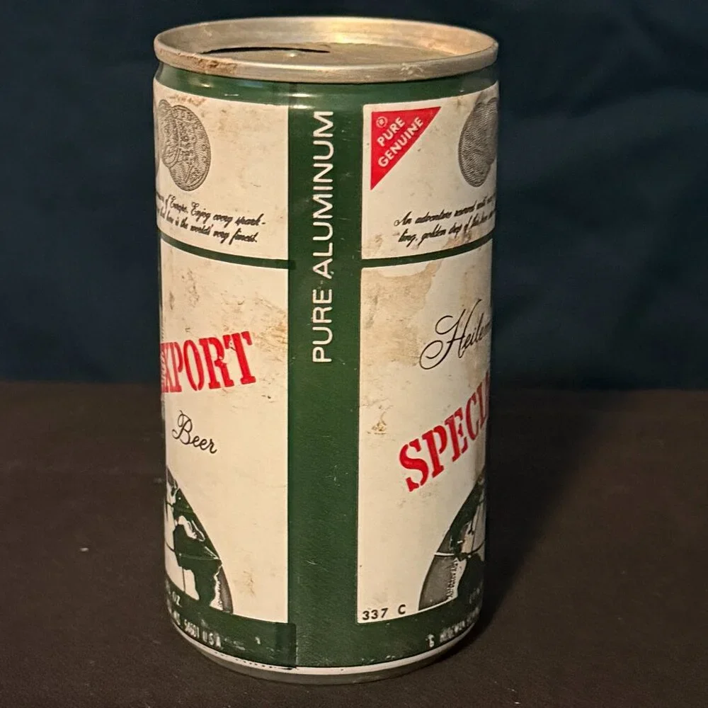 Heileman's Special Export vintage beer can